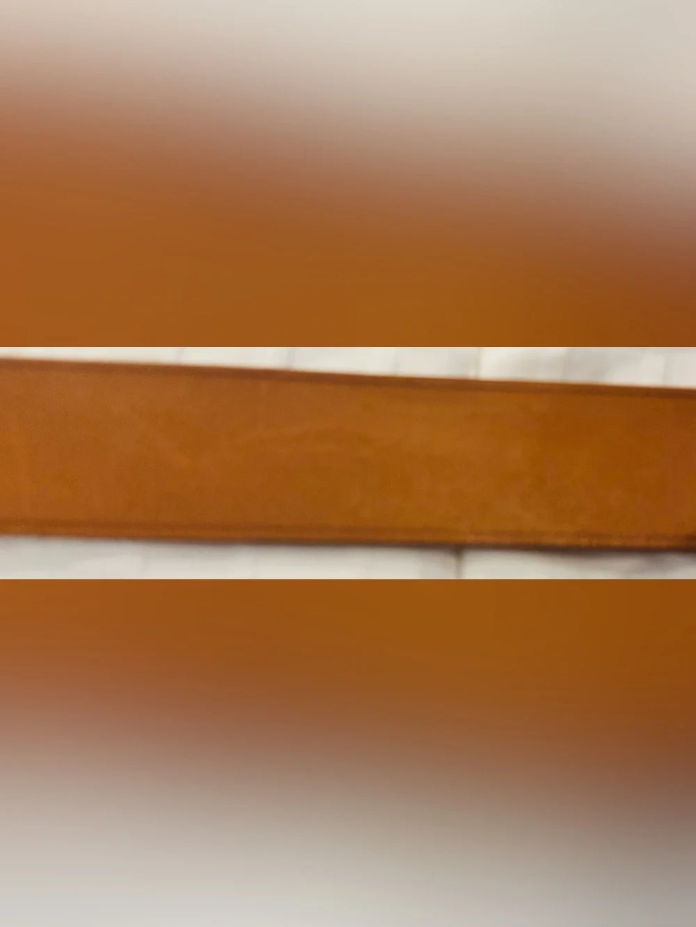 RALPH LAUREN Leather O-Ring Double Wrap Belt Equestrian Tan Brown Large